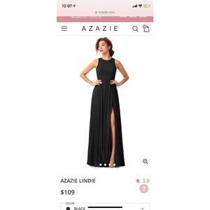 Azazie custom sized formal dress. Never worn!